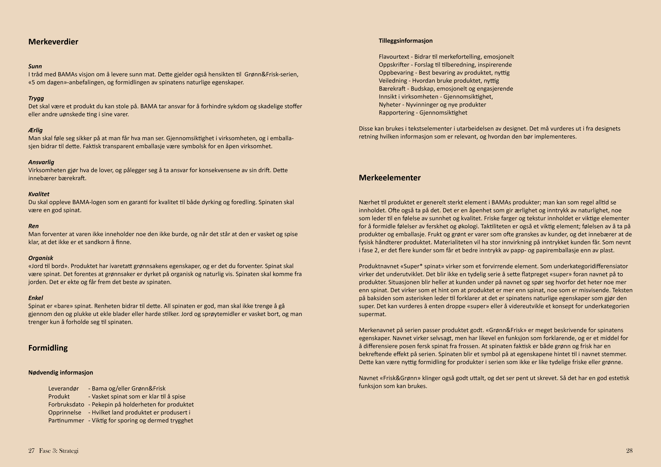 spinatrapport oppslag